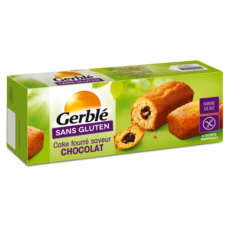 Bolo Recheado de Chocolate Sem Glúten 210g - GERBLE