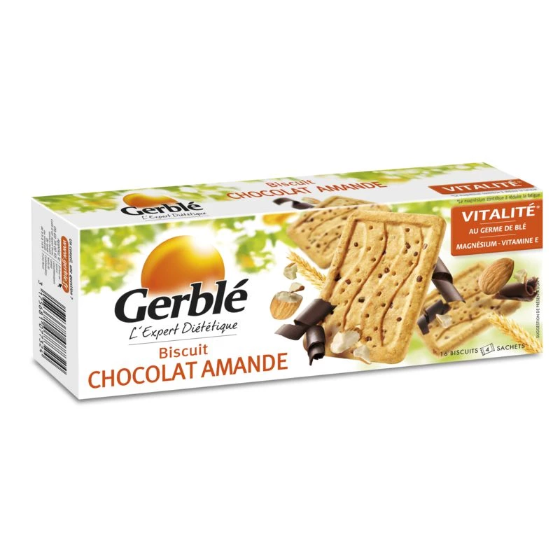 Chocolate/almond biscuit 200g - GERBLE