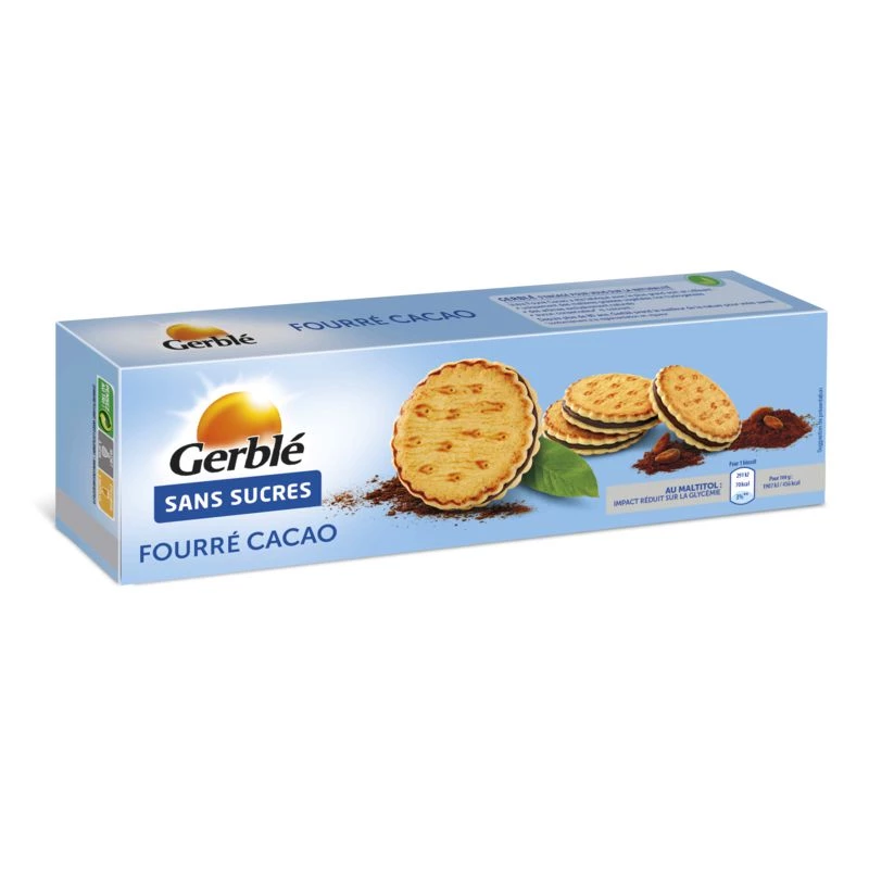 Biscotto al cacao senza zucchero 185g - GERBLE