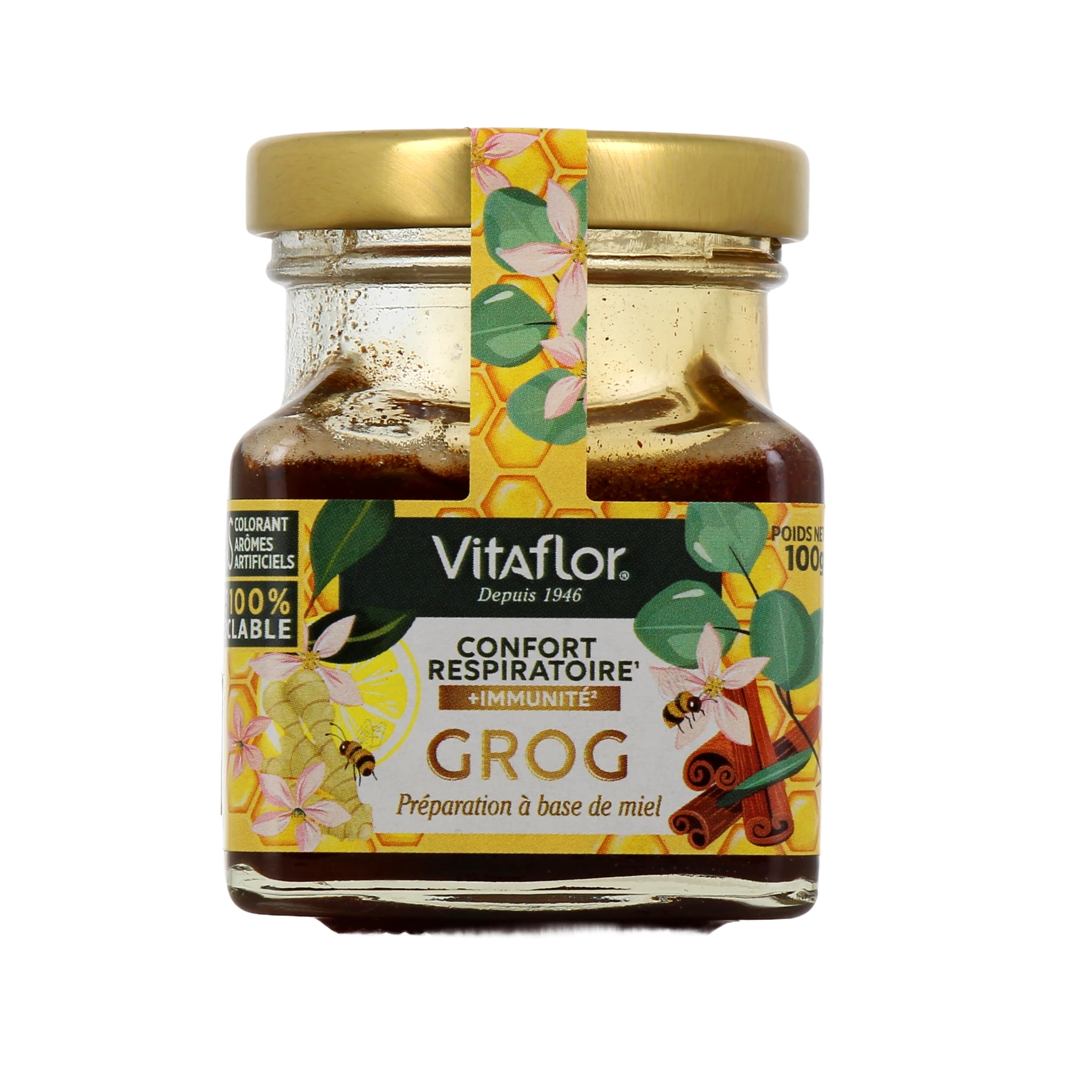 GROG Préparation pour Grog Vitaflor - Pot 100g - CURAE LAB