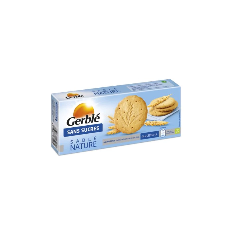 Plain Cookie Without Sugar 132g - Gerble