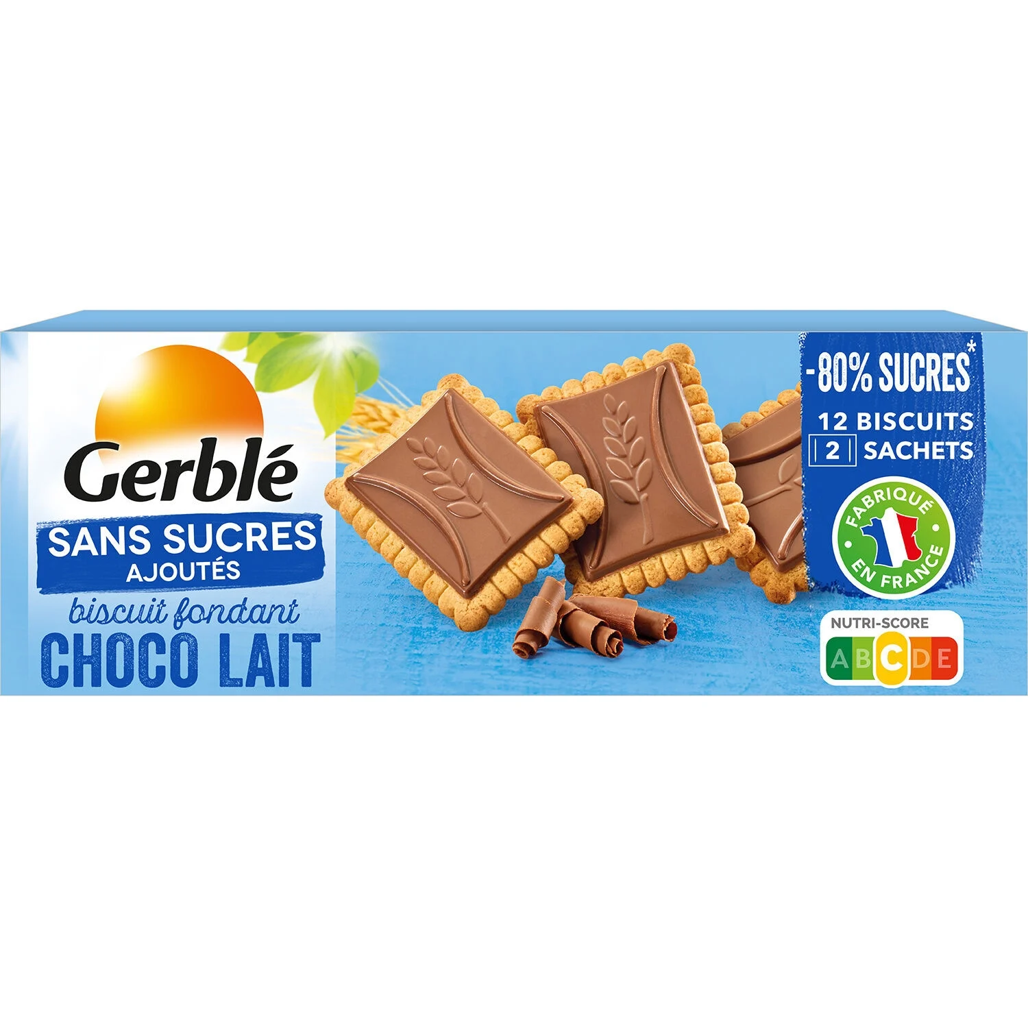 125g Bisc Choco Fond Lait Ssa