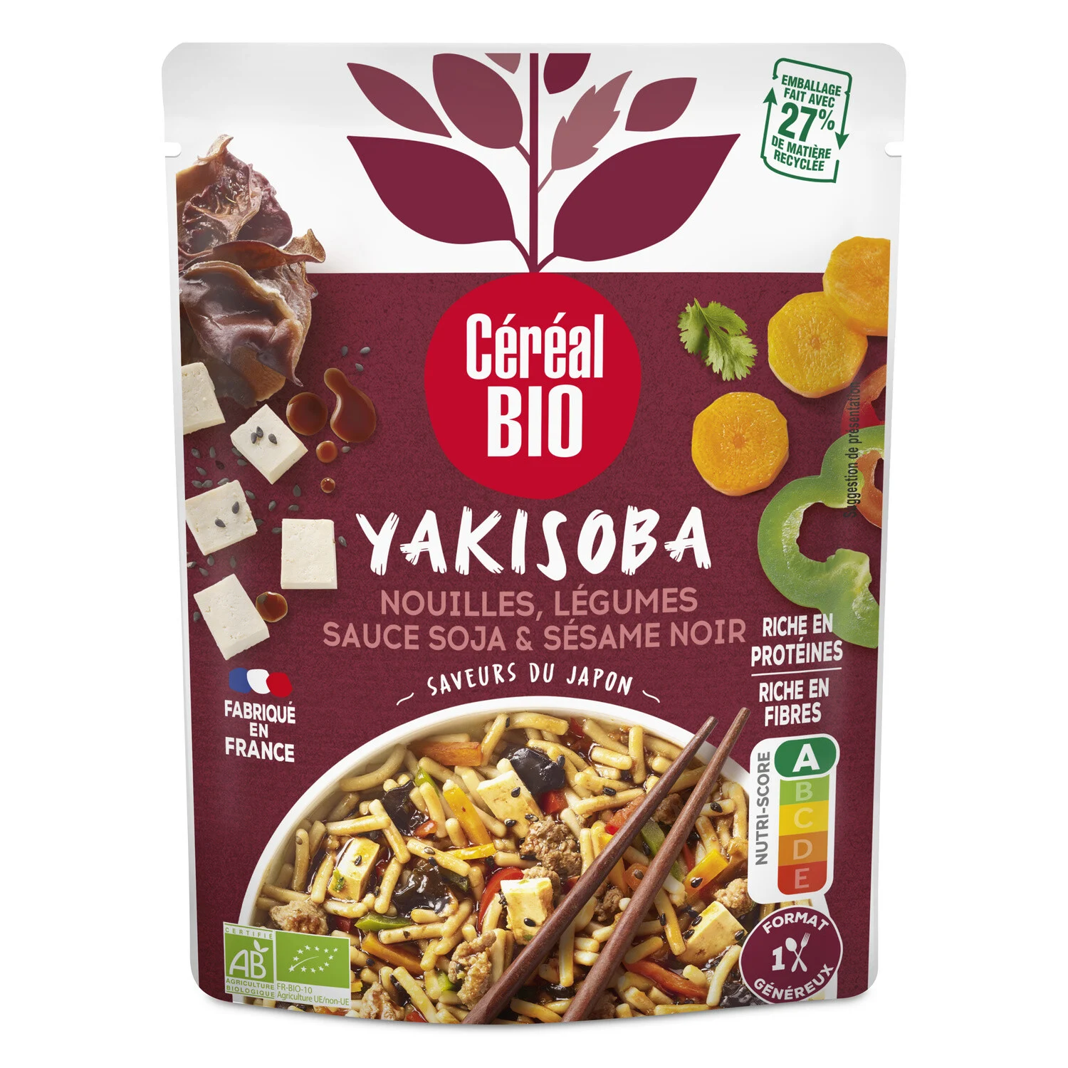 Chakula cha mboga kikaboni 240g - CÉRÉAL BIO
