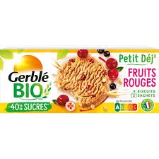 132g Bisc Pt Dej Fruit Rou Bio - GERBLE BIO