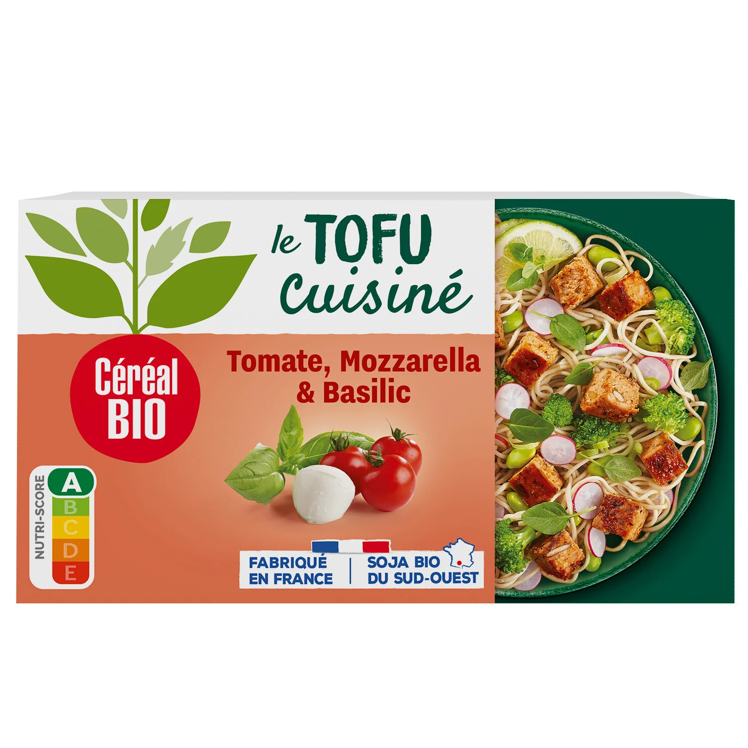 Tofu Cuisine Tomate Mussarela Orgânica 180g - Cereal Orgânico