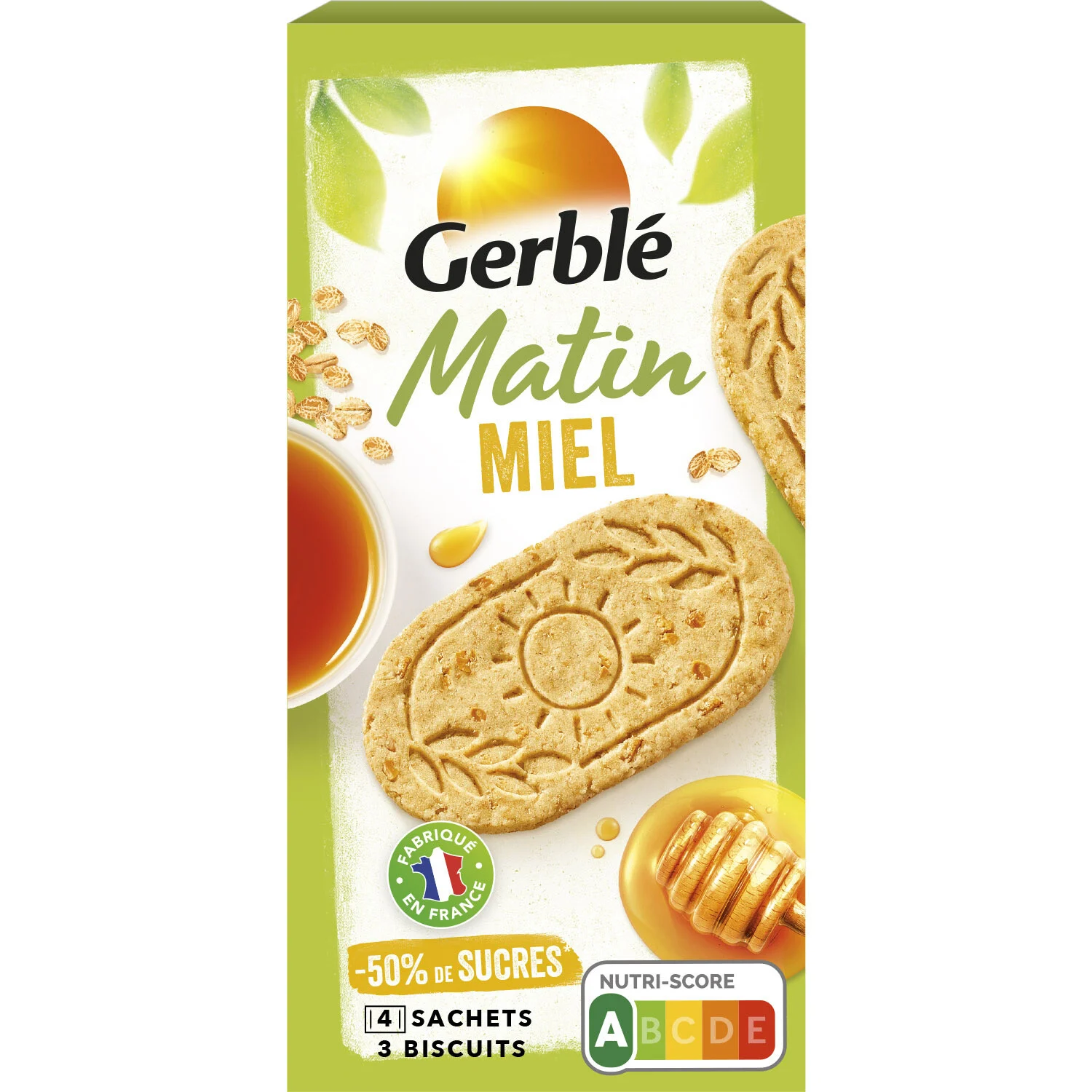 Honey Morning Biscuit 200g - Gerble