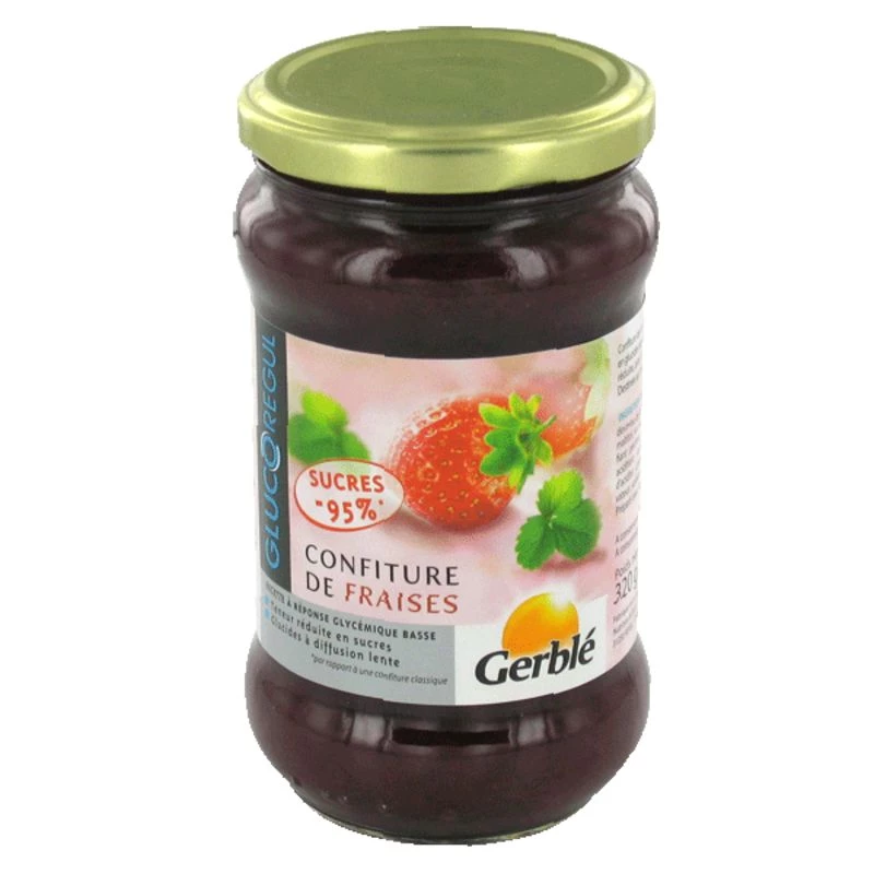 Aardbeienjam 320g - GERBLE