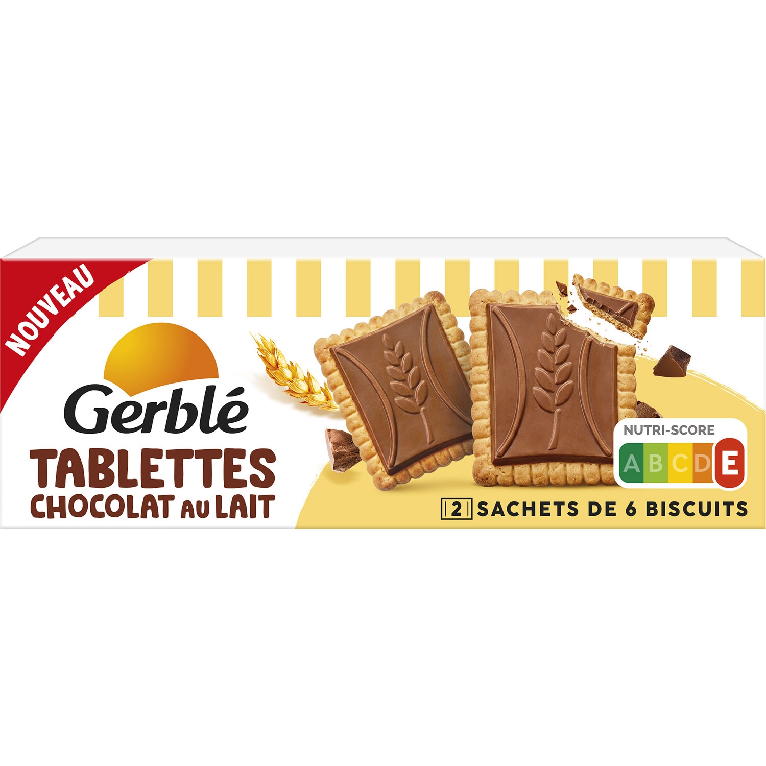 126g Biscuit Tabl Choco Lait