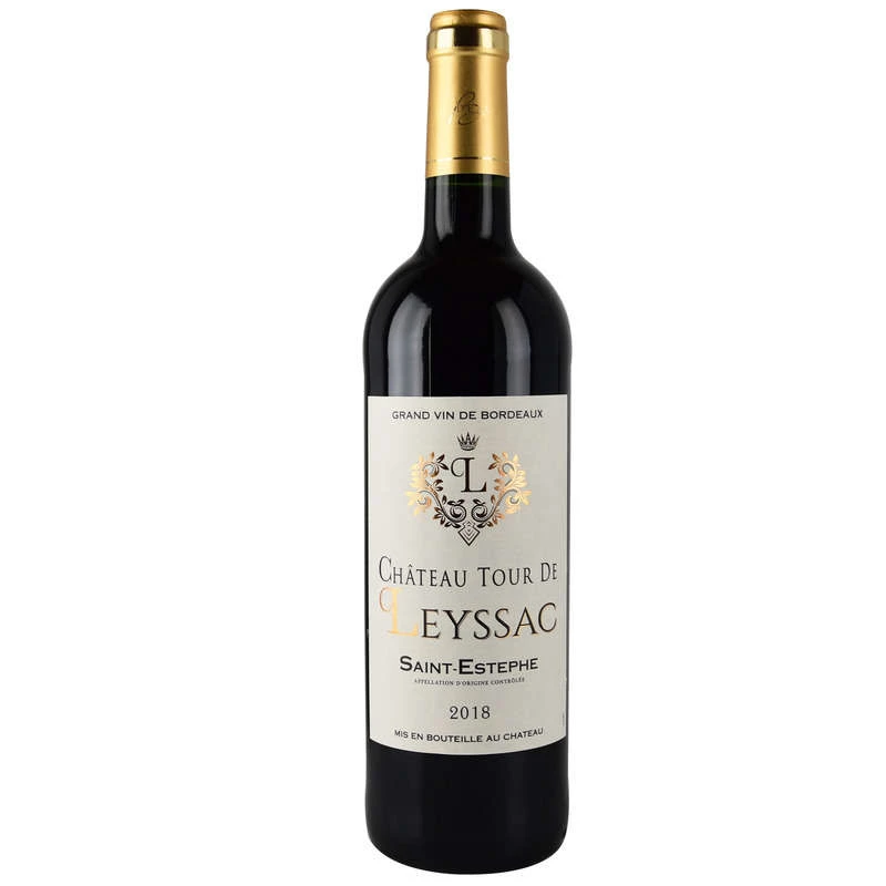 Vin Rouge Saint Estèphe, 75cl - CHATEAU TOUR DE LEYSSAC