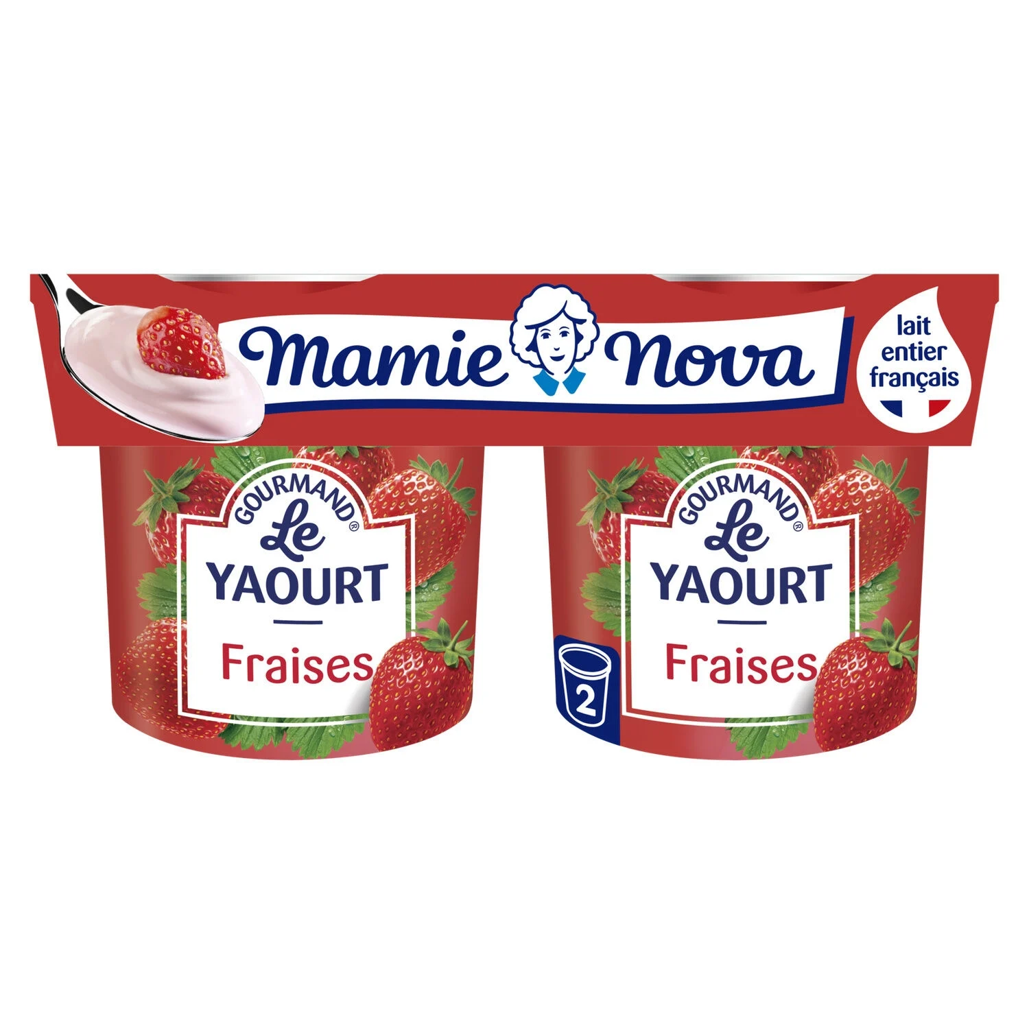 2x150g Y Gourmand Strawberries Nova