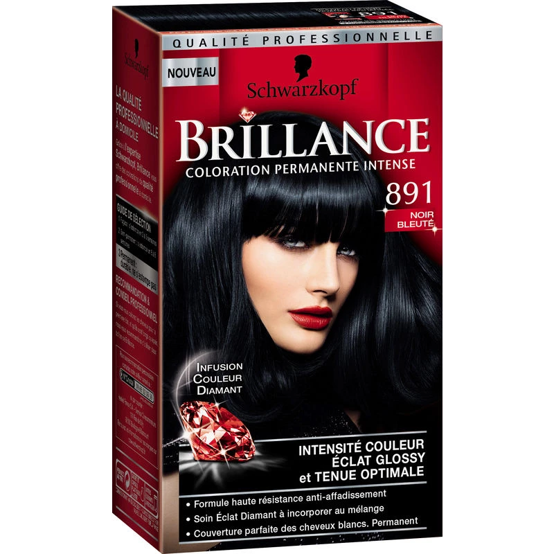 Brilliance N891 Zwart Blauw