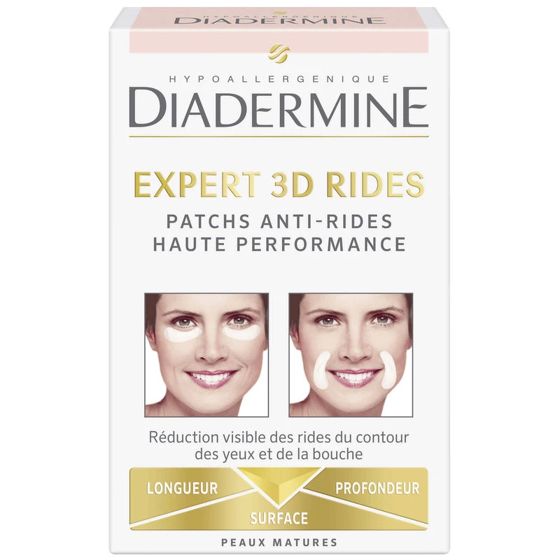 Patchs Anti-Rides Haute Performance, x2 - DIADERMINE