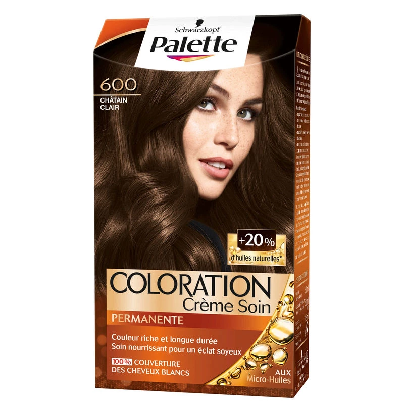 Coloration châtain clair 600 115ml SAINT ALGUE-PALETTE - SCHWARZKOPF