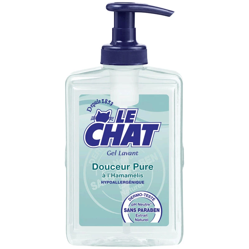 Gel lavant douceur pure à l'Hamamelis 300ml - LE CHAT