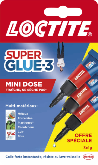 Clip Strip Super Glue 3x1g
