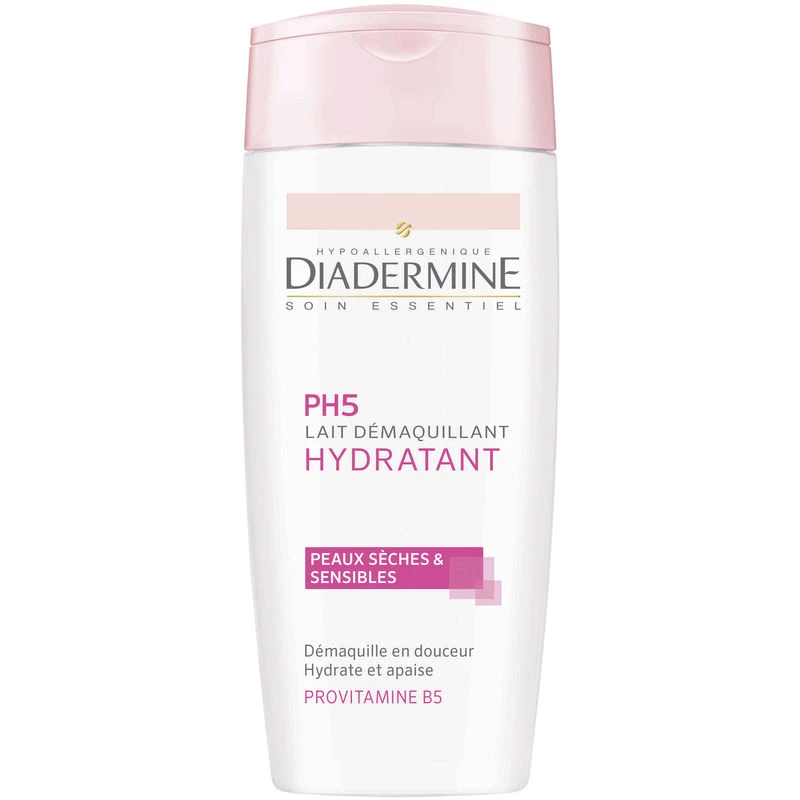 Lait démaquillant hydratant 200ml - DIADERMINE