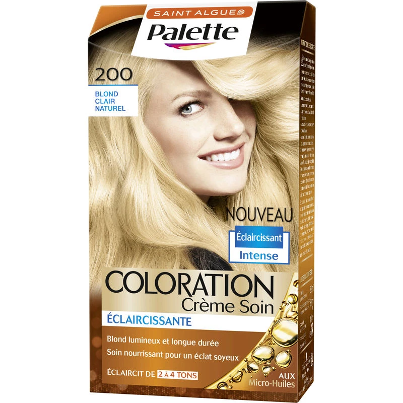 Natuurlijke lichtblonde kleuring 200 115 ml SAINT ALGUE-PALETTE - SCHWARZKOPF