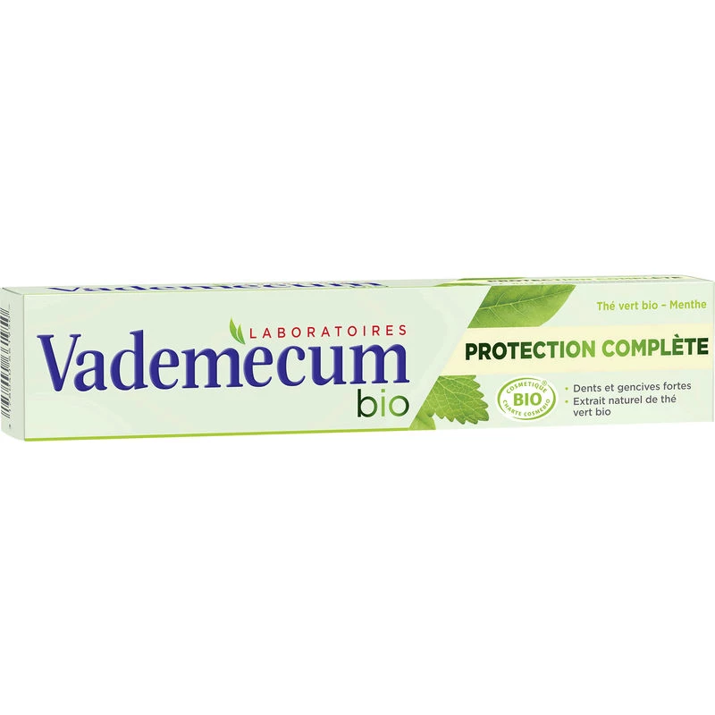 全面保护有机牙膏 75ml - VADEMECUM