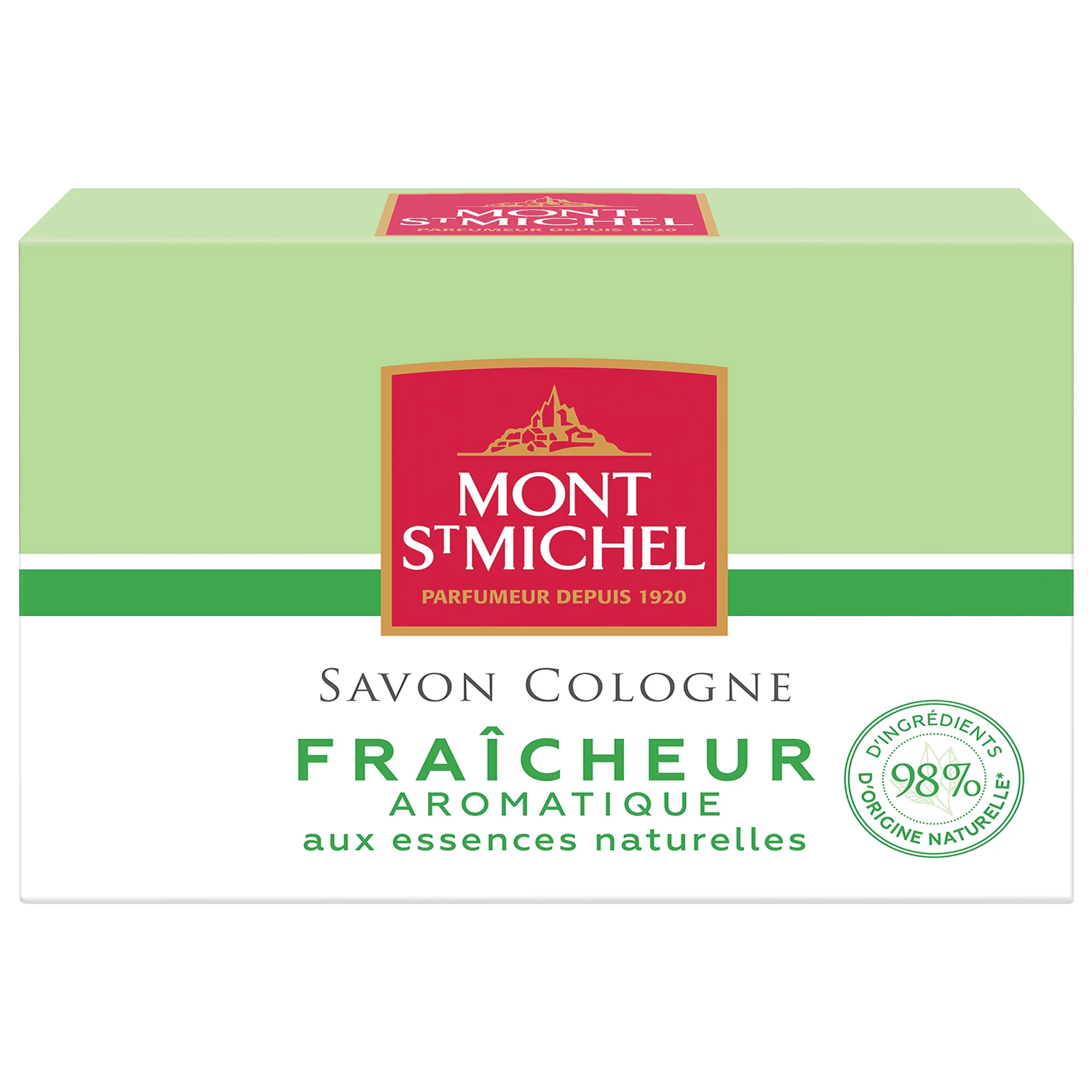 Savon Cologne fraîcheur aromatique 125g - MONT ST MICHEL