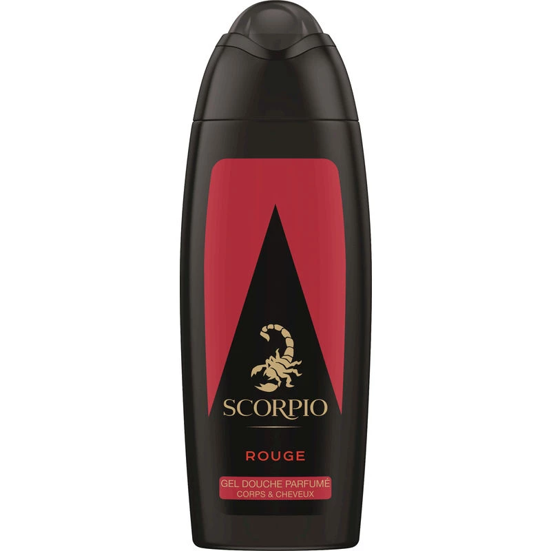 Gel douche parfumé rouge corps & cheveux 250ml - SCORPIO