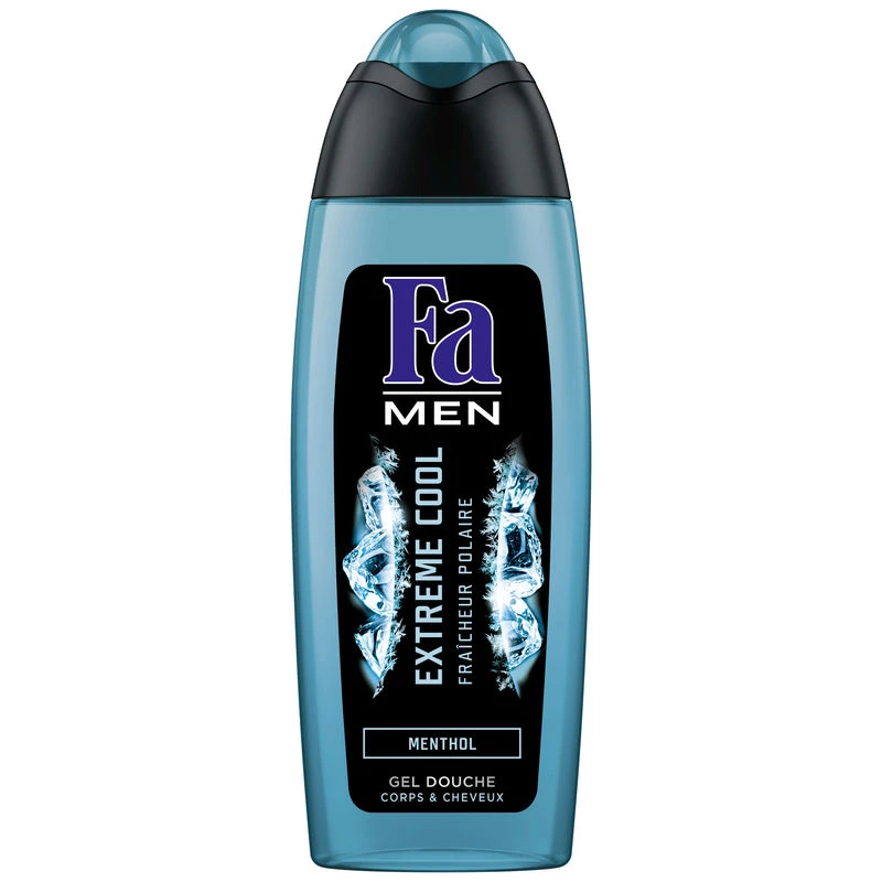Gel douche extrême cool menthol 250ml - FA MEN