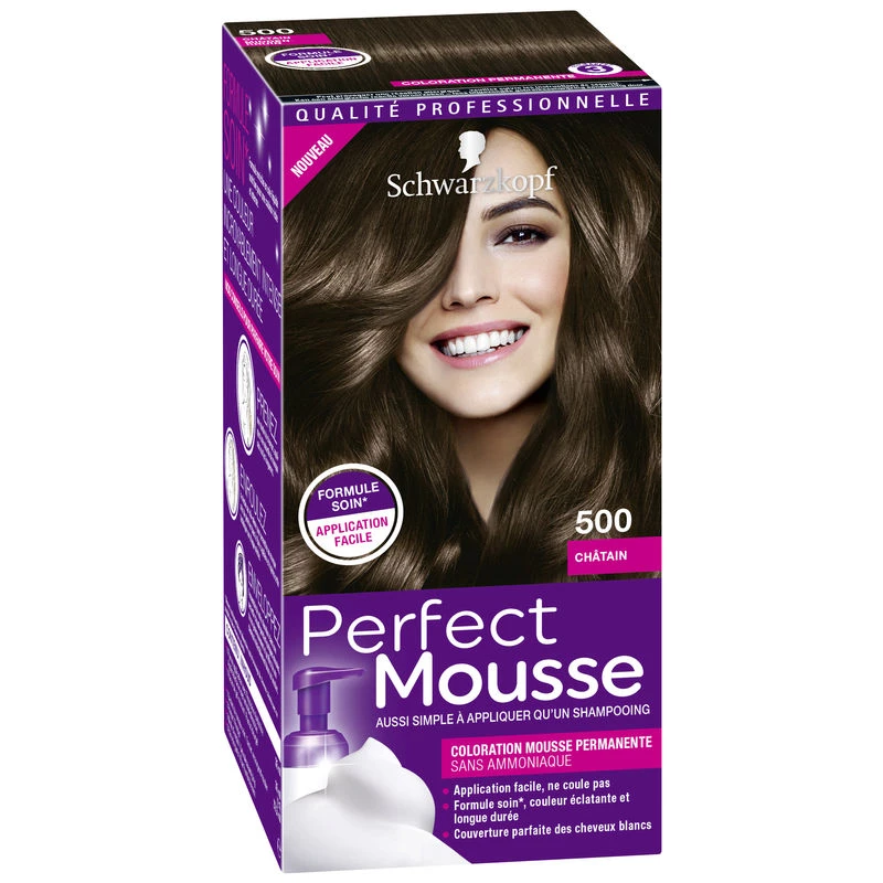 Perfect Mousse 500 Chatain