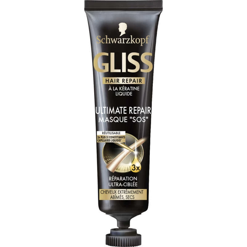Masque réparation gliss 20ml - SCHWARZKOPF