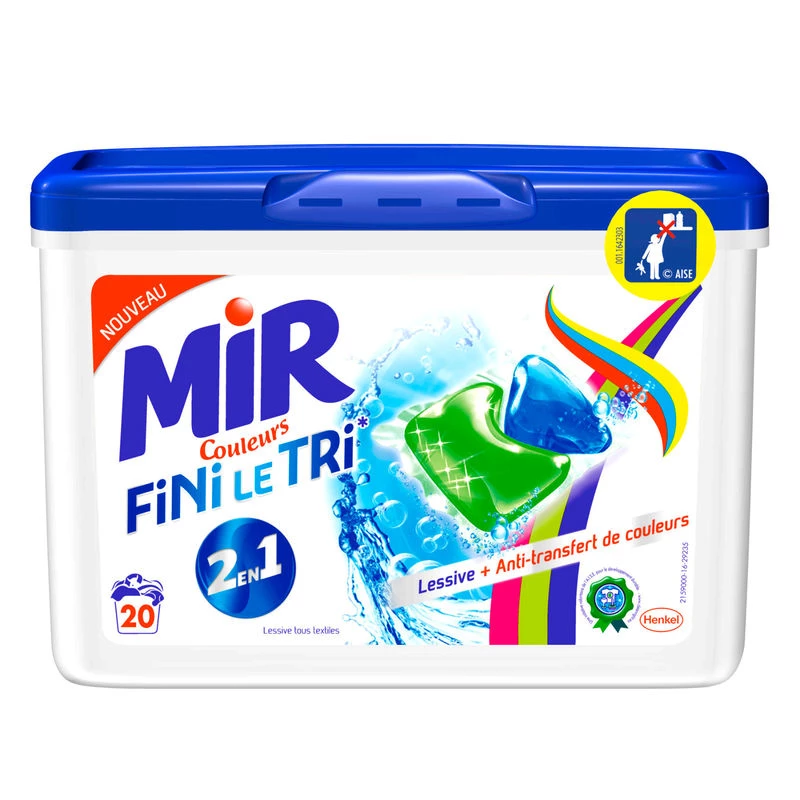 Mir Detergent Fini Le Tri 2en1 20 Ecodoses