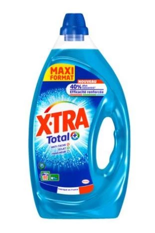 Lessive liquide total+ 80 lavages -  X-TRA