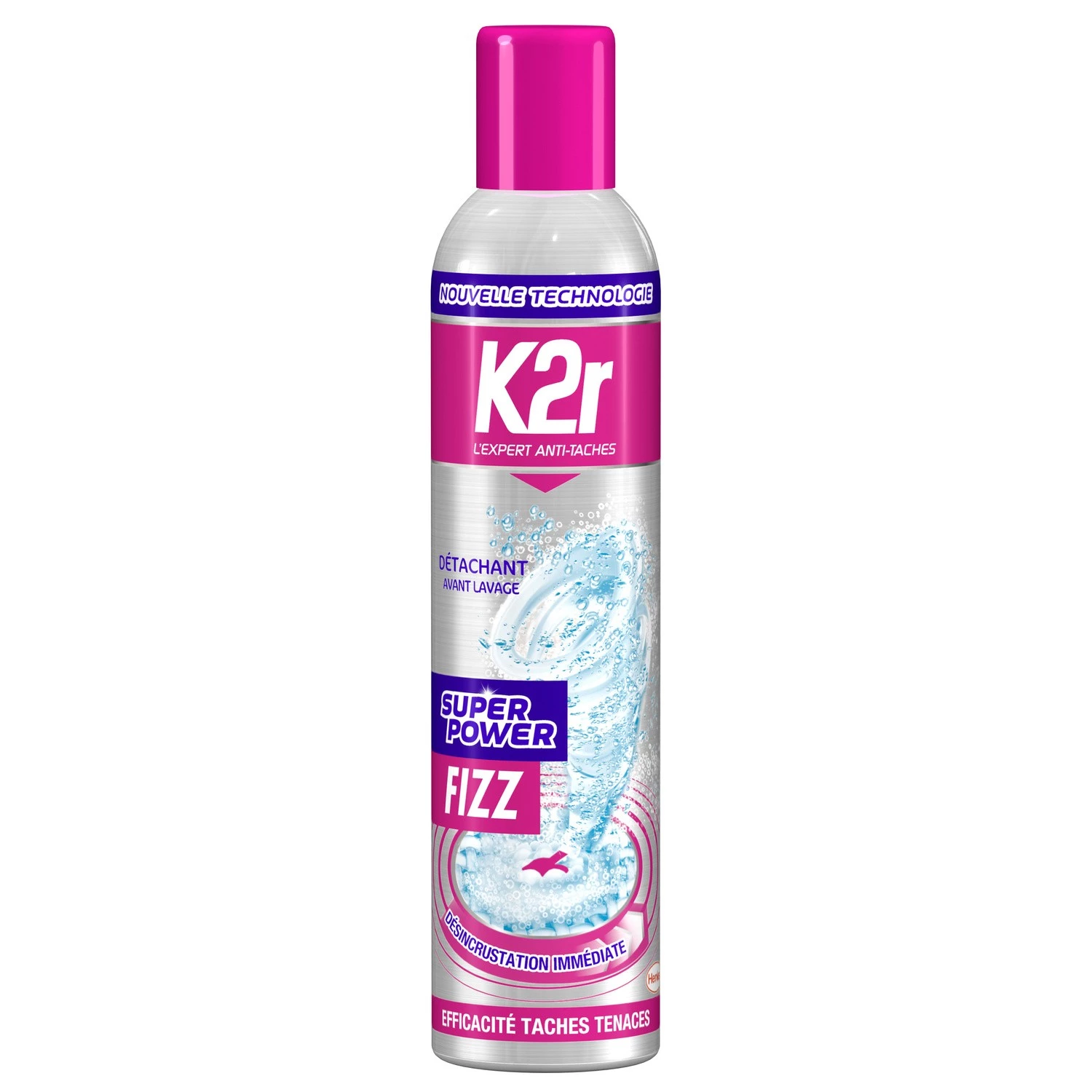 Super Power Fizz Pre-Wash Stain Remover 300ml - K2r