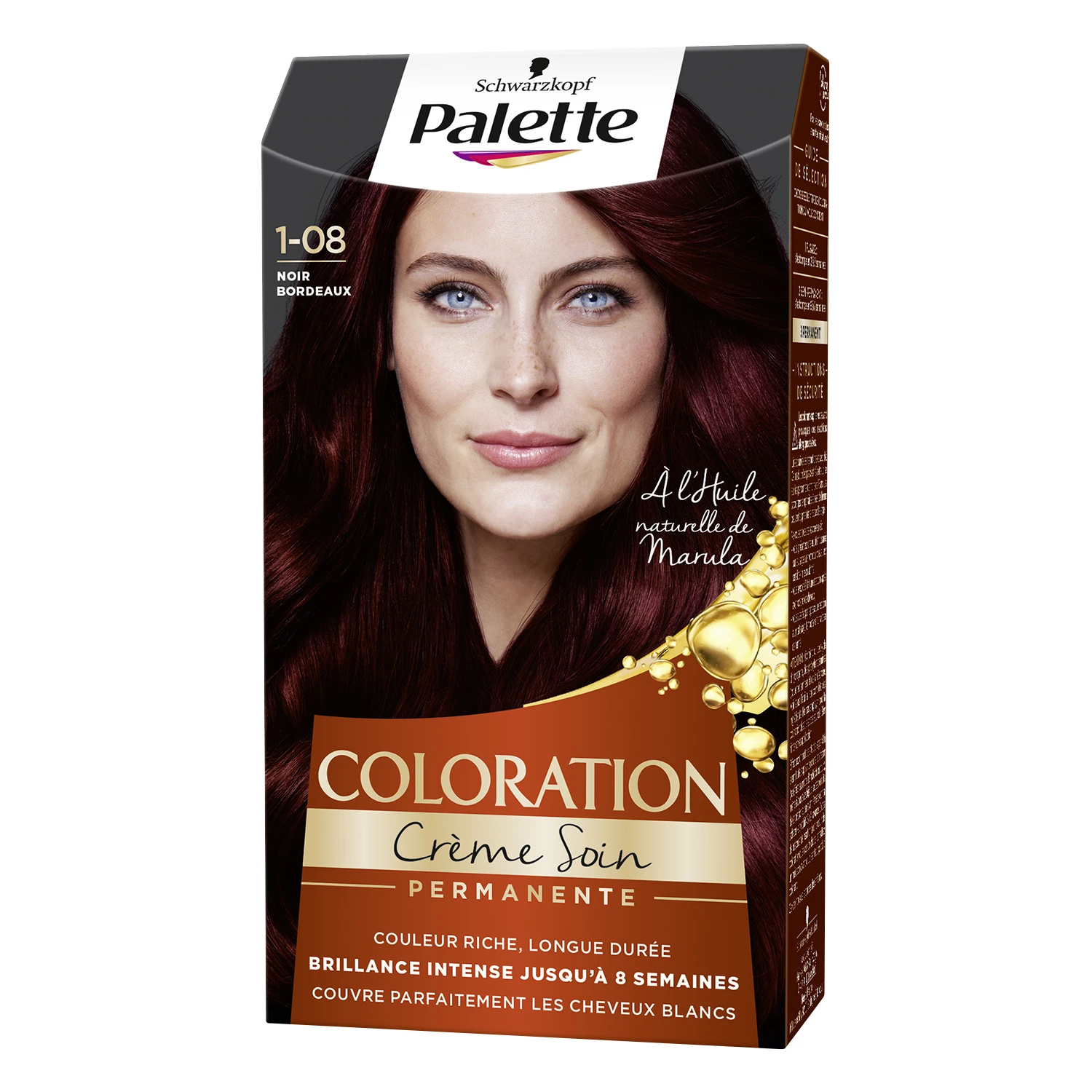 Palette Vfm 1-08 Noir Bordeaux