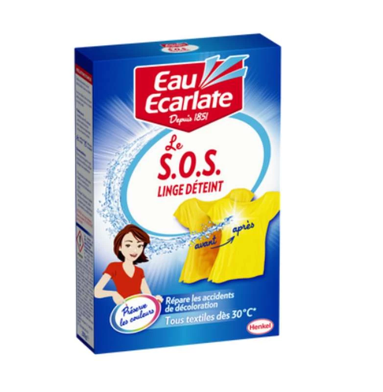 Sos Linge Déteint Rénovateur Poudre 200g - Eau Ecarlate