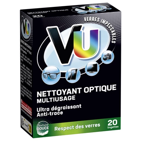Optical cleaner Ultra degreasing and anti-traces X20 lenses - VU