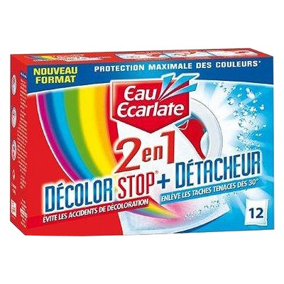 Décolor Stop 3en1 Détachant X12 Sachets