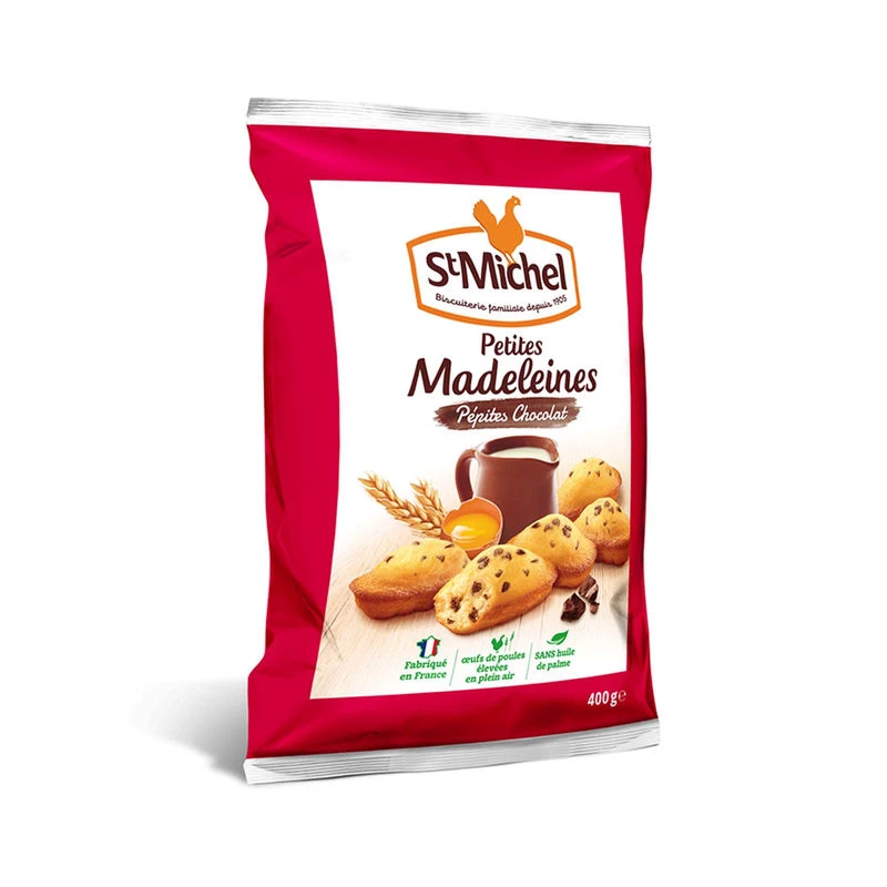 Madeleines Pequenas de Chocolate 400g - ST MICHEL