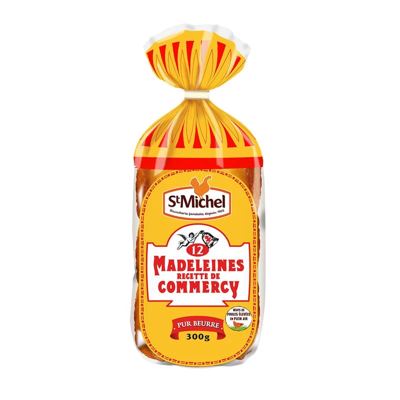 Receitas comerciais de Madeleines 300g - ST MICHEL