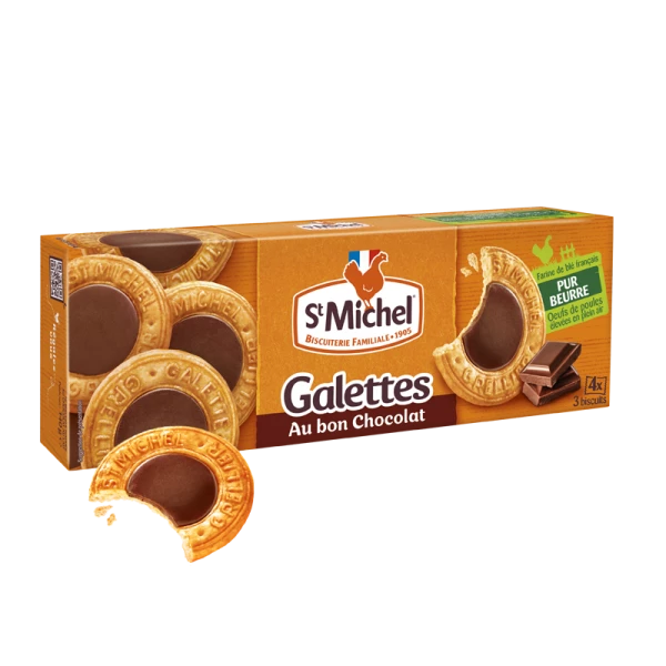 Biscuits galette au chocolat 121g - ST MICHEL