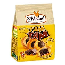 Tortitas sabor vainilla con corazón de chocolate 275g - ST MICHEL