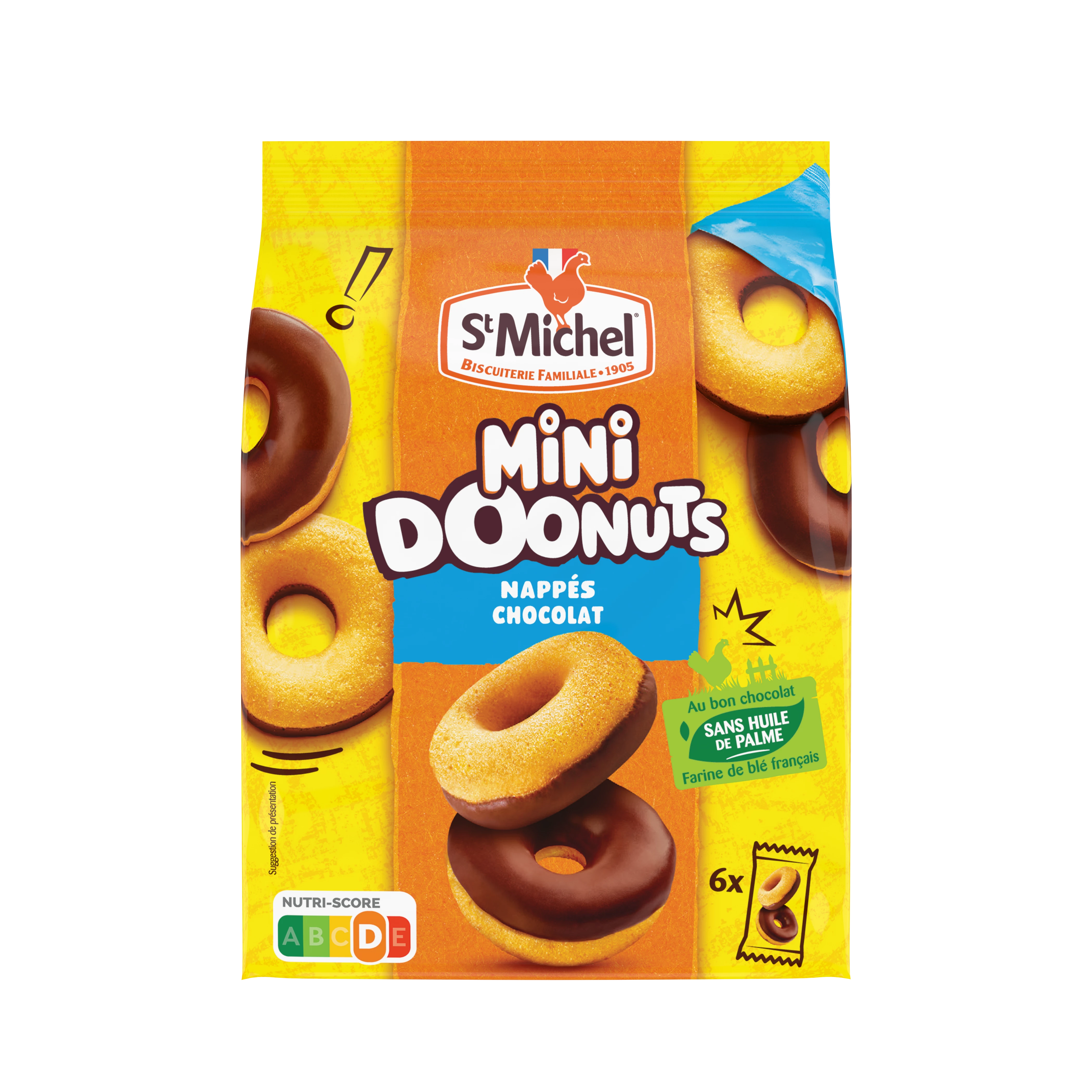 Mini Doonuts Nappés et Pépites de Chocolat 180g - ST MICHEL