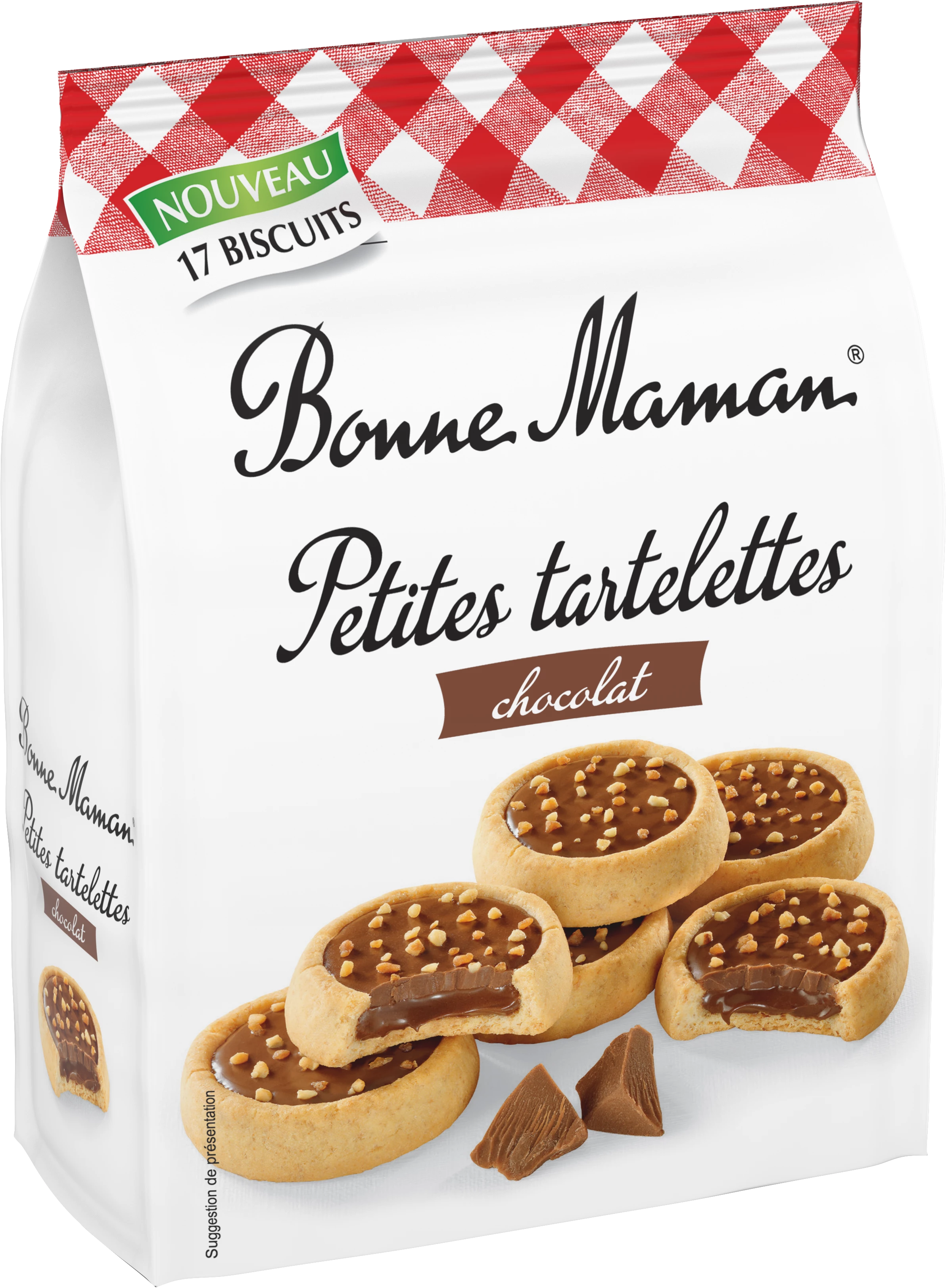 Маленькие шоколадно-ореховые тарталетки 250jg - BONNE MAMAN