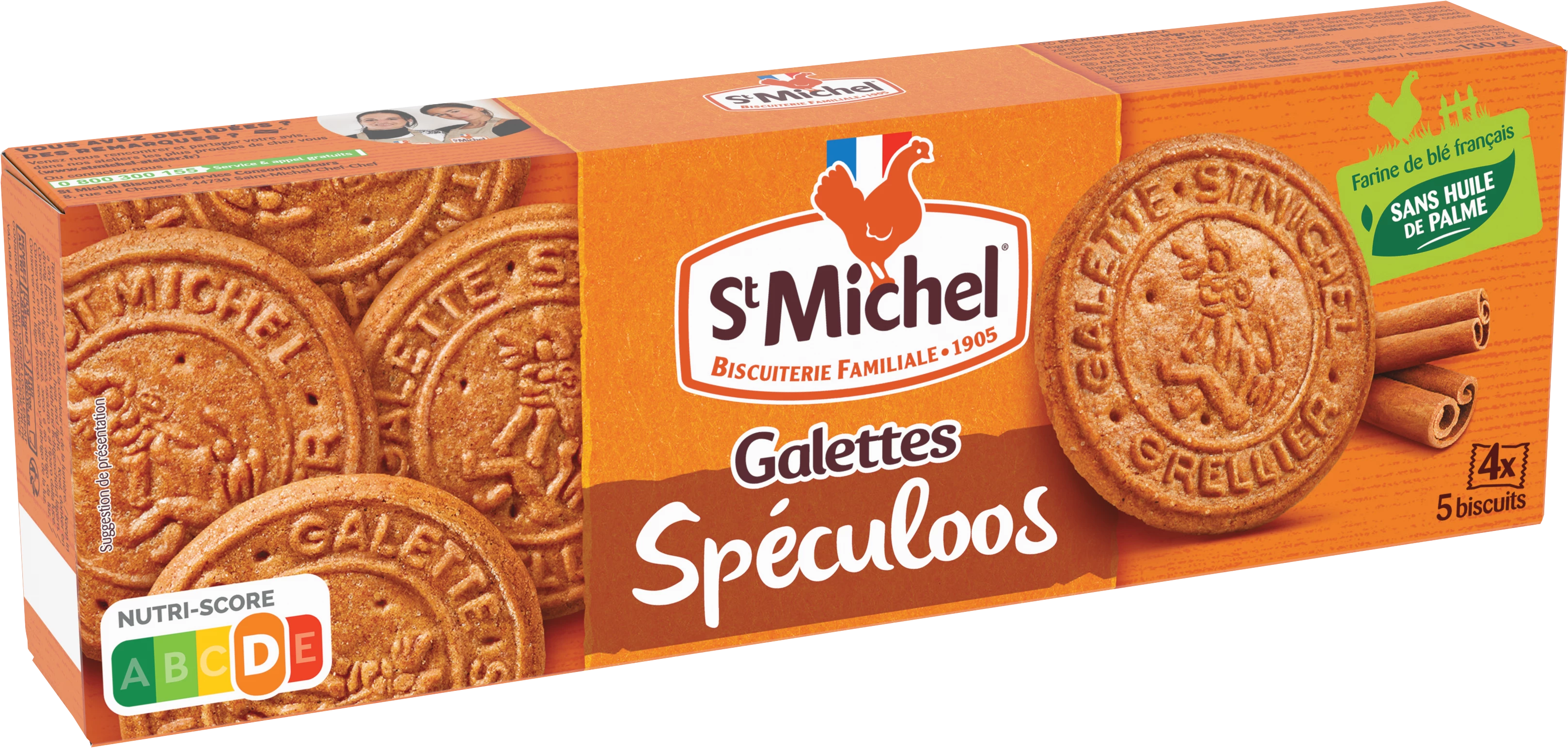 Panquecas Speculoos 130g - ST MICHEL