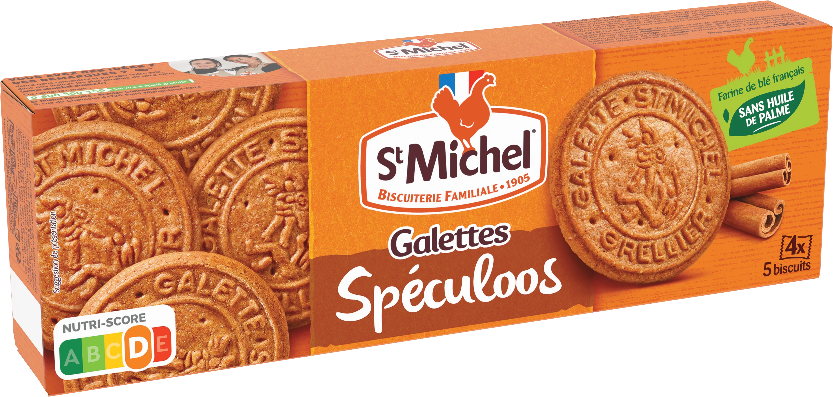 Tortitas Speculoos 130g - ST MICHEL