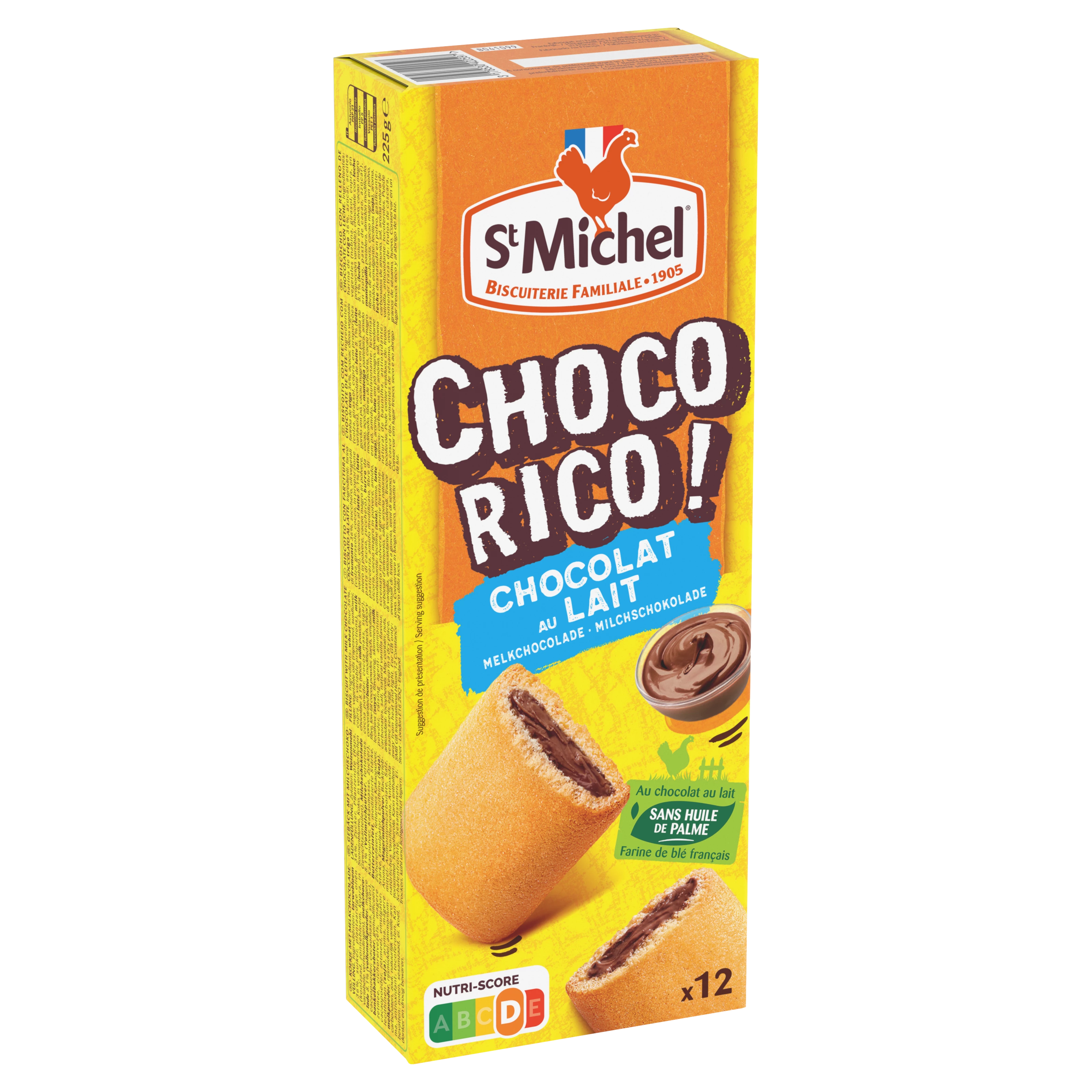 Biscuits au Chocolat au Lait Chocorico 225g - ST MICHEL