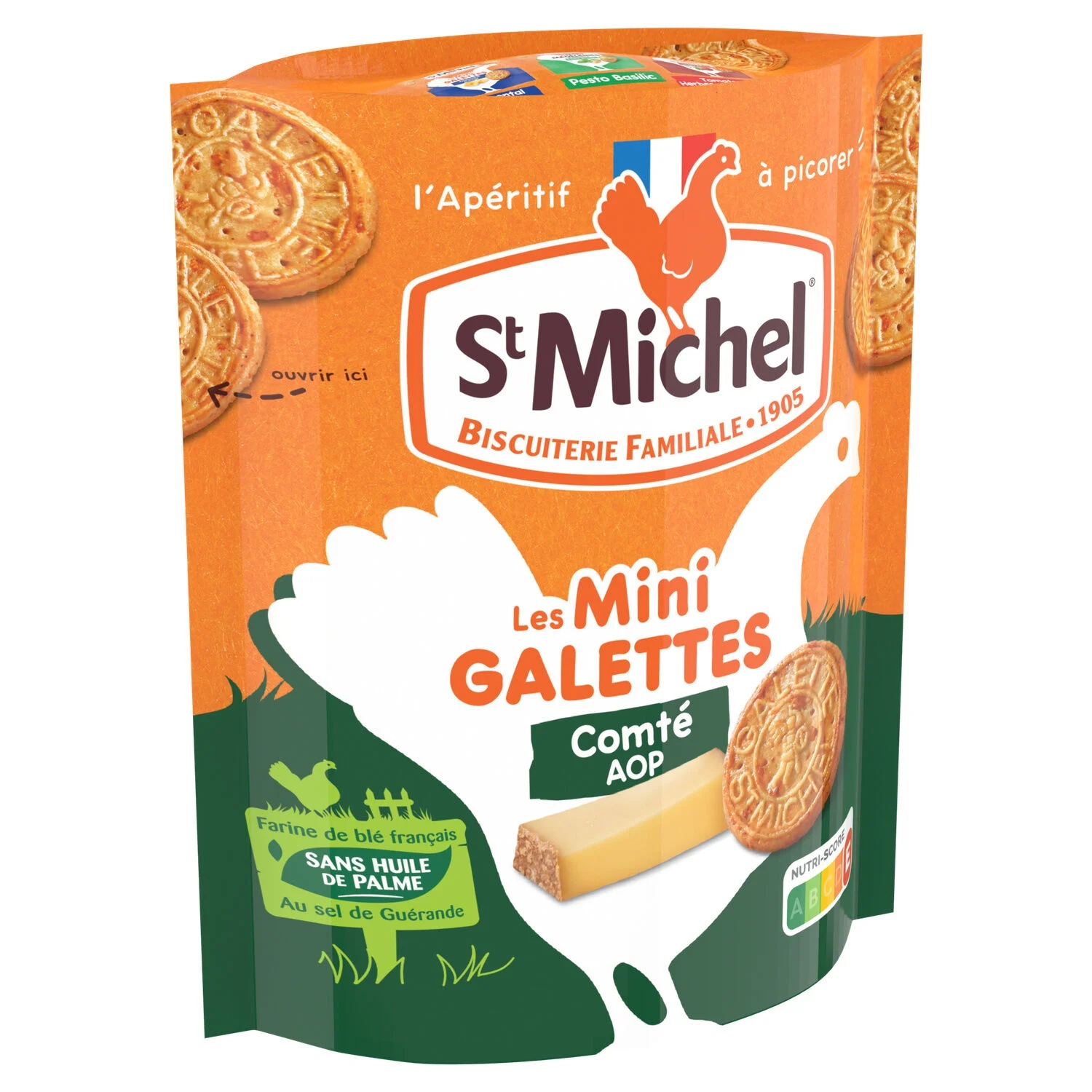 Mini galette comté 100g - ST MICHEL