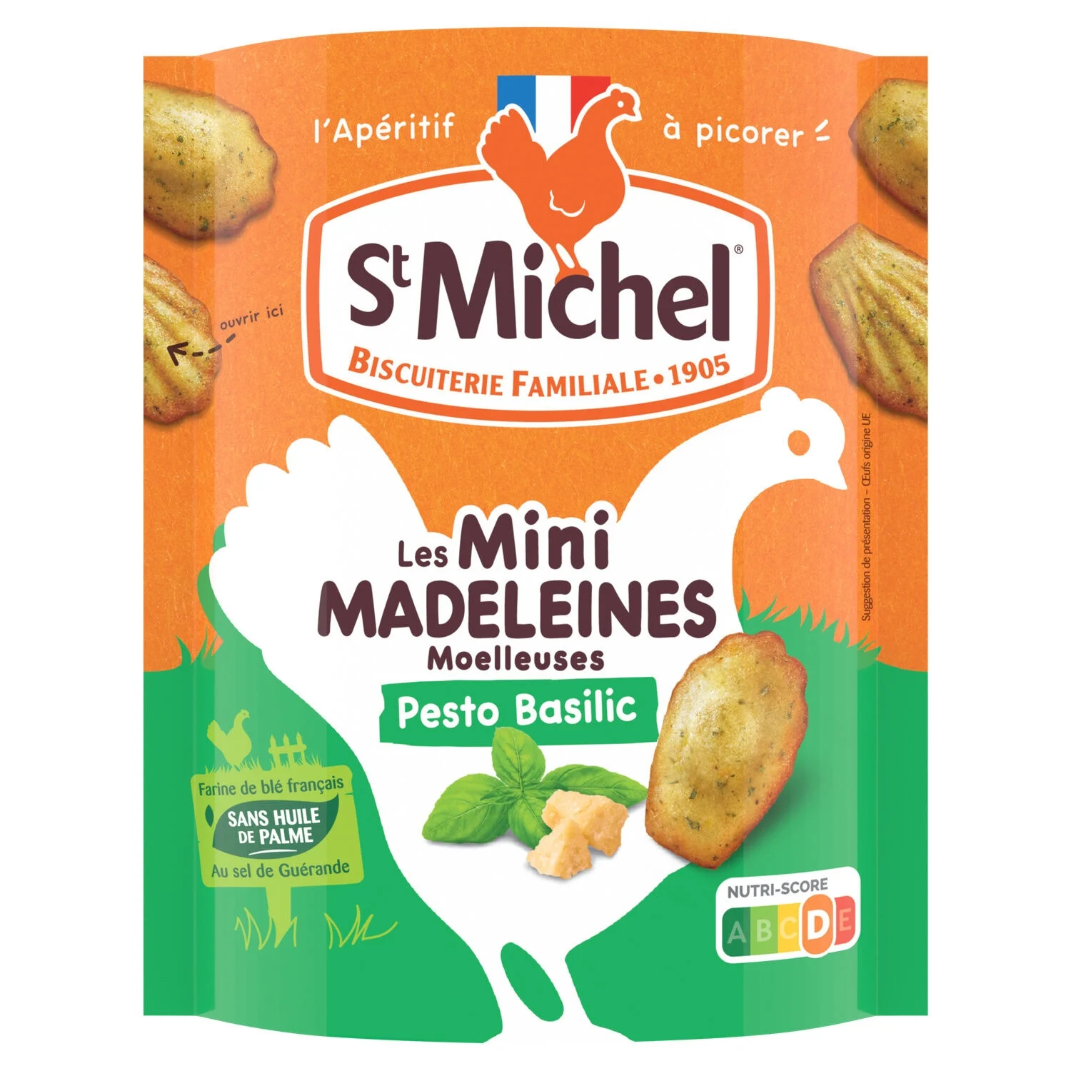 Pesto 100g soft mini madeleine - St Michel