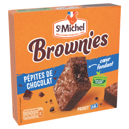 Brownie Coeur Choc Pepite Choc
