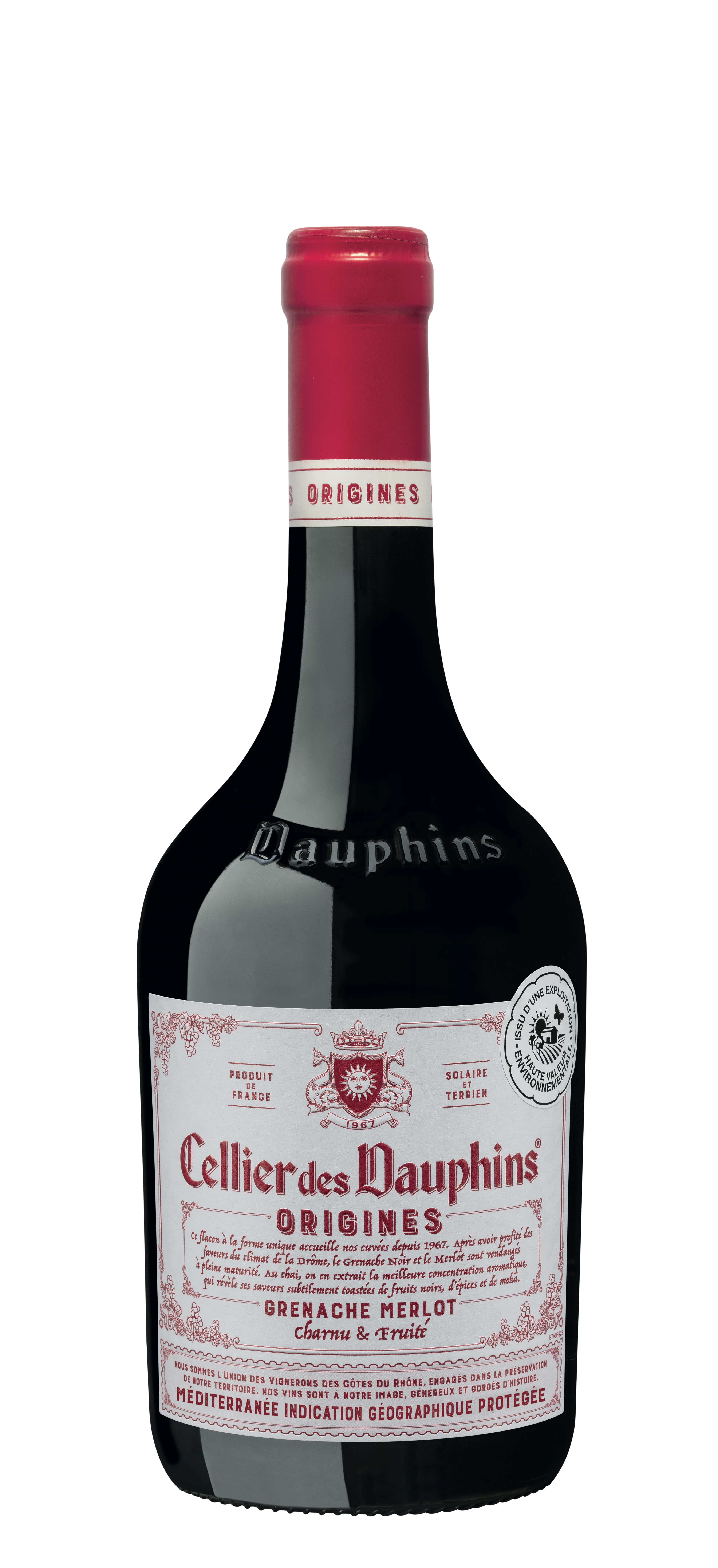 Vin Rouge, 13%, 75cl - CELIERS DES DAUPHINS