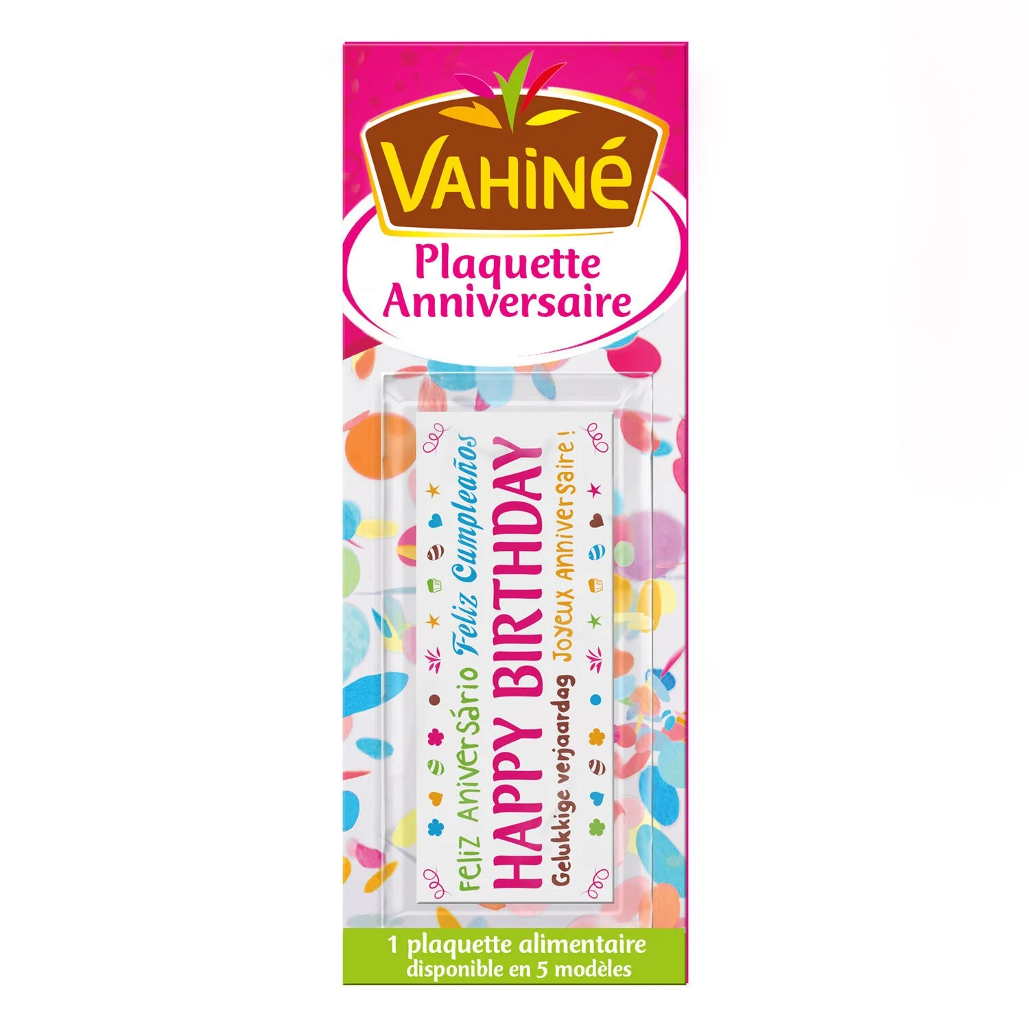 1g Happy Birthday Vahine Plate - VAHINE