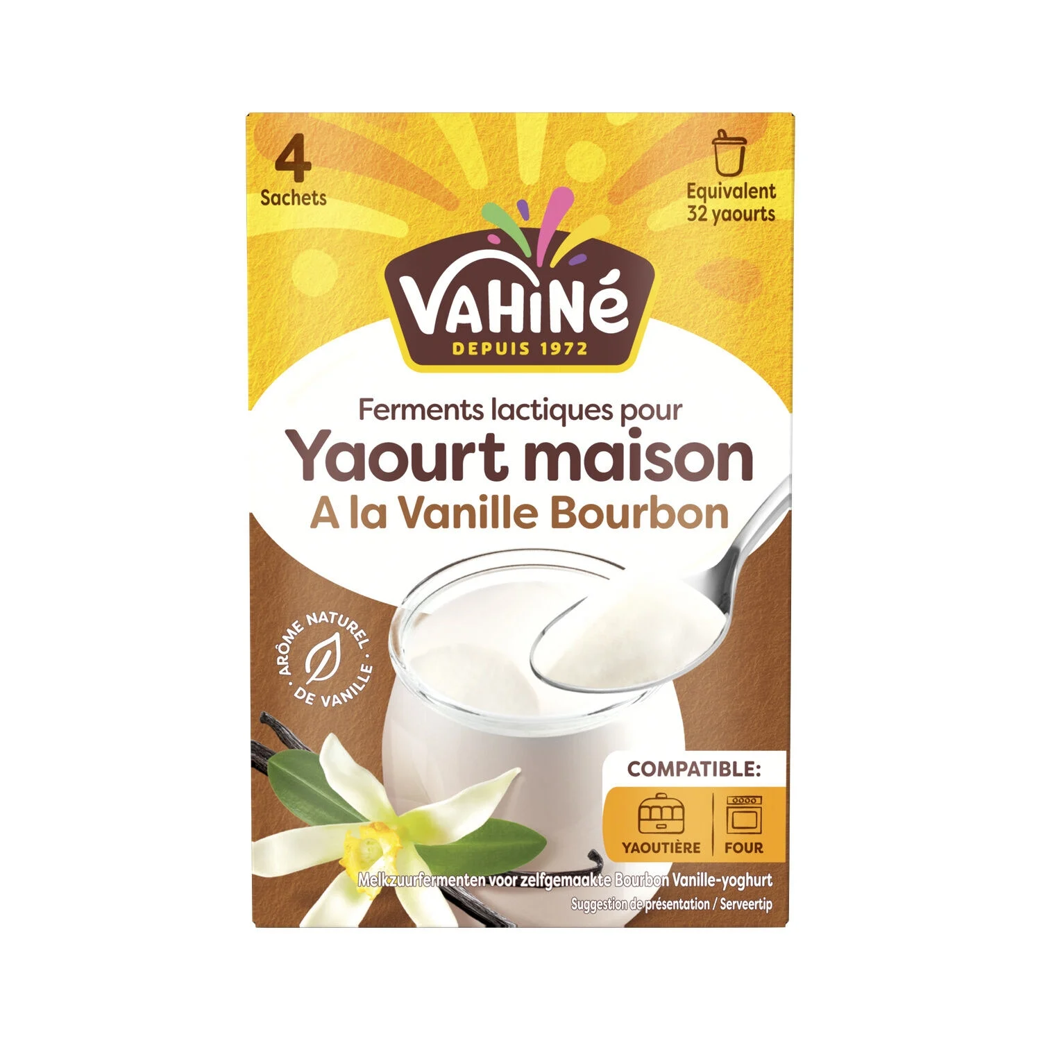 4x5g house vanilla yogurt preparation - Vahine