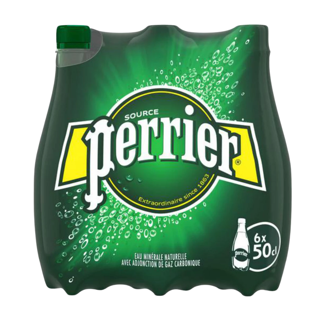 Natuurlijk Mineraal Bruisend Water 50cl Huisdier X 6 - PERRIER